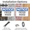 Signmission Fryer Hood, 14 in W x Rectangle, Plastic OS-2PACK-NS-P-1014-L-12928 - alternate 8